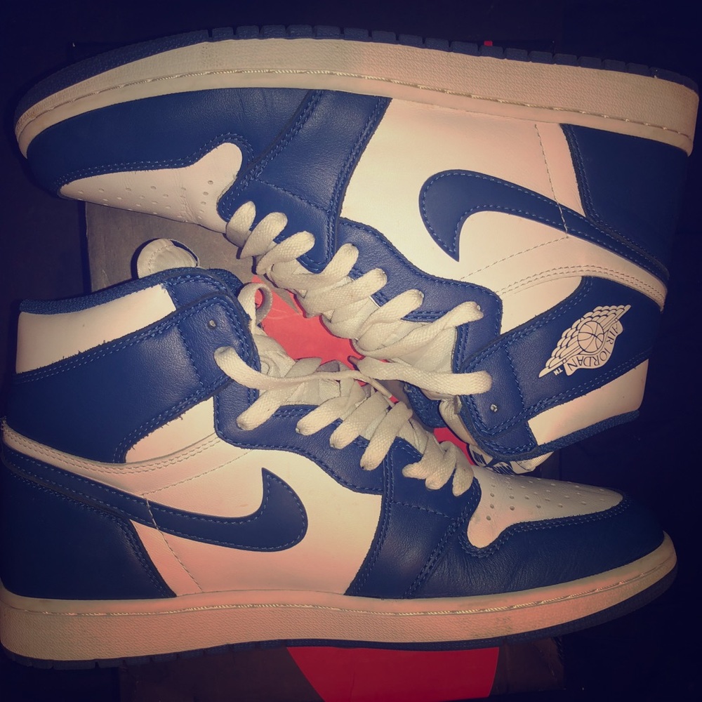 air Jordan 1 storm blue 8/10 condition